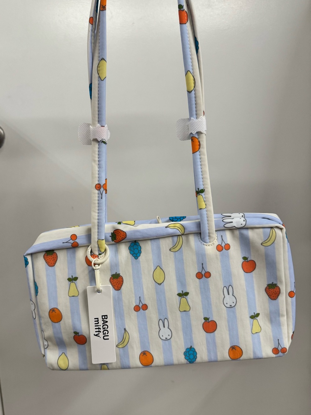 BAGGU Bowler bag x Miffy UO exclusive Picnic Stripes